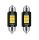 SMD-ROOF-3030-39-2 - 2pcs 39MM-3030-6SMD Sofita - CANBUS - 12-24V avec ailettes de refroidissement