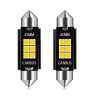 SMD-ROOF-3030-41-2 - 2pcs 41MM-3030-6SMD Sofita - CANBUS - 12-24V avec ailettes de refroidissement
