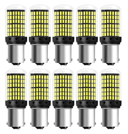 22049 1156-144SMD 10pcs 21W - blanc - CANBUS 12-80V