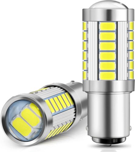 SMD-W08382-2 21W(1156) 33SMD Led - blanc - 12-24V