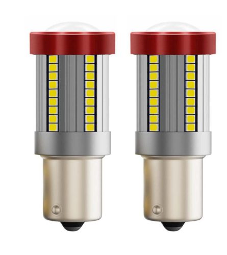 SMD-W12090 21W(1156) 80SMD Led Canbus - BLANC - 12-24V FORT