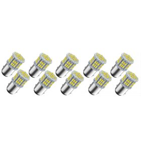 SMD-S25-3054SMD - 10pcs 21/5W 1157-54SMD - blanc - 12V
