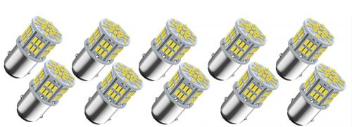 SMD-S25-3054SMD - 10pcs 21/5W 1157-54SMD - blanc - 12V