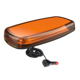   23039 LED Jaune flash de toit/mini pont lumineux magnétique - 10 Fonctions - 12/24V LTF-60S Ambre E9