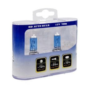 Ampoule HD 2 DB H4 Blanche - 100W 12V