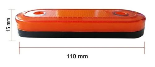 25200 Indicateur de largeur 20 LED - blanc - Signal E - 12-24V