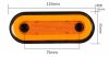 25224 20 Indicateur de largeur LED - jaune - Signal E - 12-24V