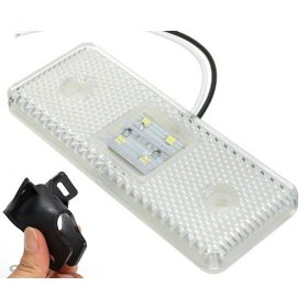   Indicateur de largeur 6 LED avec support - blanc 12-24V - PAS marqué E