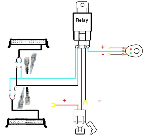 Réflecteur de voiture, lampe de travail, jeu d'interrupteurs DRL 12V 100Watt