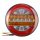 Feu arrière LED rond - 3 fonctions - 24V - 140mm W15655-2 