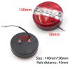 31041 Feu arrière LED rond - 3 fonctions - 12-24V - 140mm