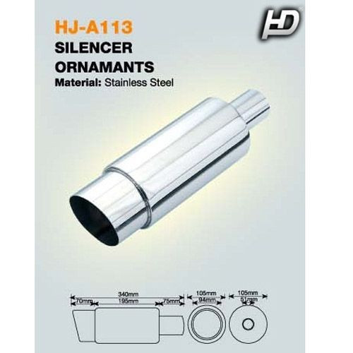 Tambour d'échappement en acier inoxydable KP-HJA113