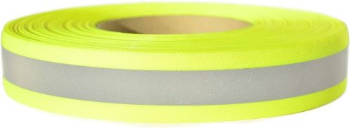 36114 Bande réfléchissante jaune fluo 50 mètres