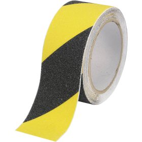   36121/W16707 Ruban de marquage/antidérapant - noir-jaune - 45m*5cm