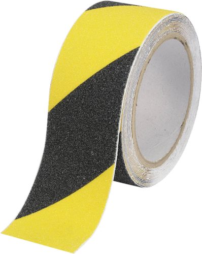 36121/W16707 Ruban de marquage/antidérapant - noir-jaune - 45m*5cm