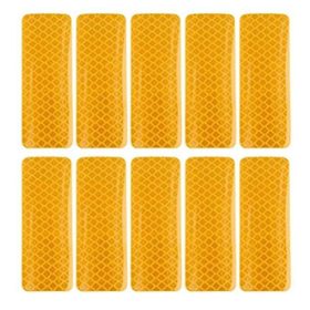 10DB Bande réfléchissante orange A36138 30cm x 5cm