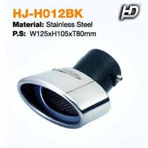 Embout d'échappement plat ovale KPV-HJH012BK