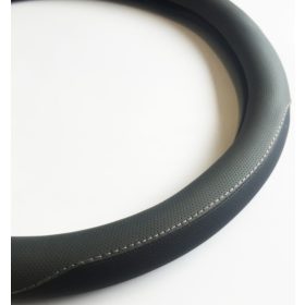   Műbőr szellőző kormányvédő fekete - szürke KV-HB27949 BK/G