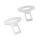 39054 Boucle de ceinture de sécurité anti-sifflet - 2 pcs