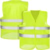 GILET DE VISIBILITÉ POUR ENFANT, JAUNE 