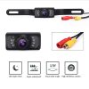 caméra de recul, angle de vision 120-170, inclinable à 90 degrés, 8 LED, Av-Lab4031Abs