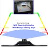 caméra de recul, angle de vision 120-170, inclinable à 90 degrés, 8 LED, Av-Lab4031Abs