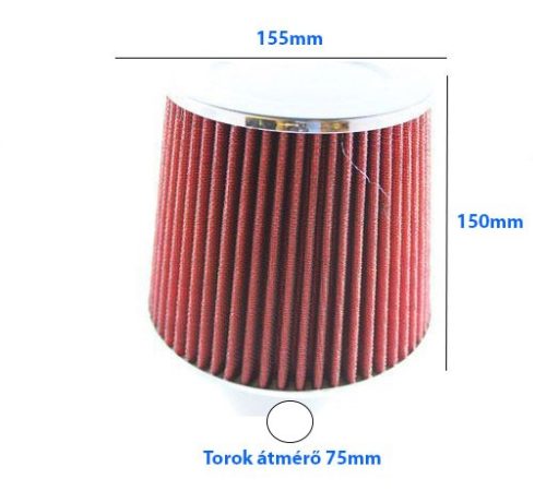  LG-MT2506/R Direkt filter grand filtre à air sport rouge 
