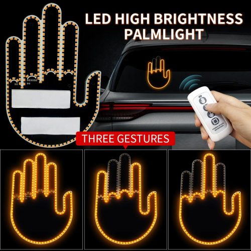 Eclairage gestuel LED voiture avec télécommande - Lampe décorative LED
