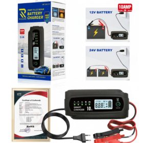 Intelligens akkumulátortöltő 10A - 12V / 24V