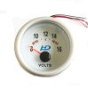 Voltmètre OR-LED7701 à fond blanc 