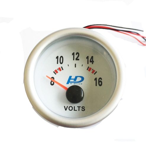 Voltmètre OR-LED7701 à fond blanc 