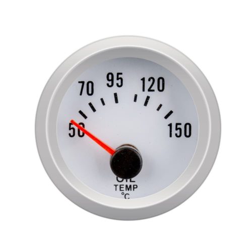 Indicateur de température d'huile OR-LED7703 à fond blanc 