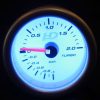Manomètre turbo LED7707 avec cadran blanc