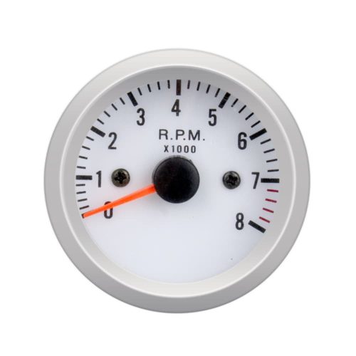 Compteur OR-LED7705 RPM avec fond blanc 