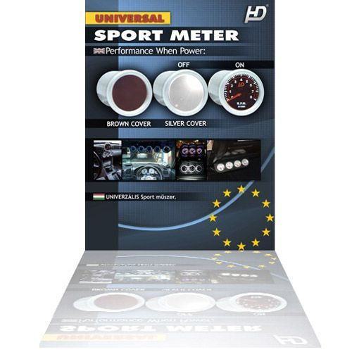 Compteur de mélange air-carburant OR-LED7709, fond blanc 