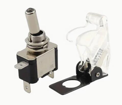 Interrupteur à bascule à levier W11054-1 LED 12V MAX 20A