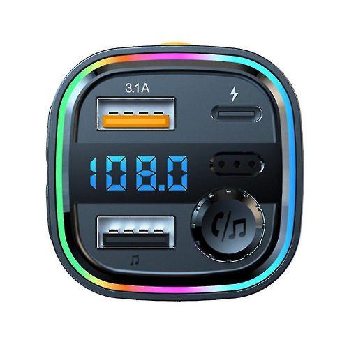 Haut-parleur Bluetooth C26 5.3+EDR RGB - FM/Émetteur - 12/24V