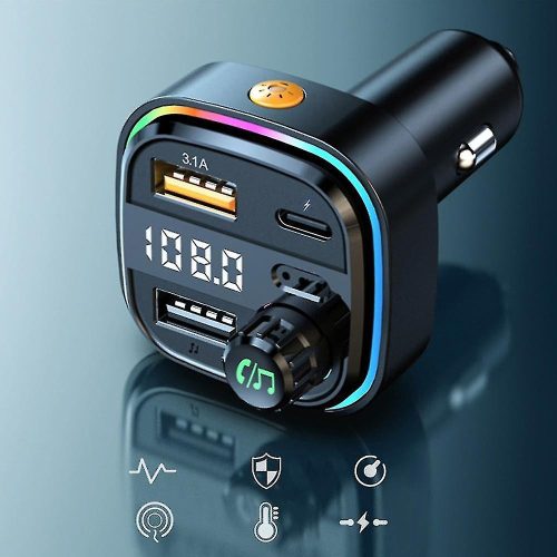 Haut-parleur Bluetooth C26 5.3+EDR RGB - FM/Émetteur - 12/24V