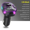 Haut-parleur Bluetooth C49 5.3+EDR RGB - FM/Émetteur - 12/24V