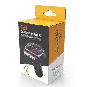   Haut-parleur Bluetooth C26 5.3+EDR RGB - FM/Émetteur - 12/24V