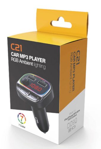 Haut-parleur Bluetooth C26 5.3+EDR RGB - FM/Émetteur - 12/24V