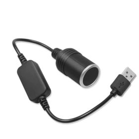    Port USB A15163-1 pour prise allume-cigare de voiture 12V, câble adaptateur convertisseur