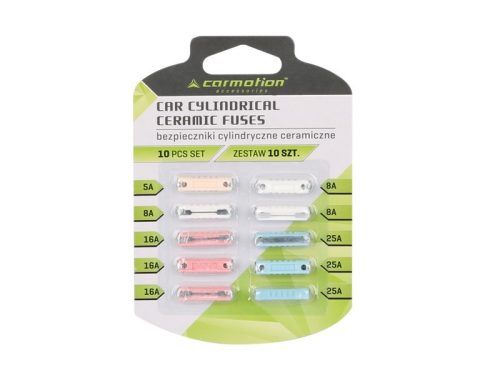Fusibles cylindriques en céramique, 10 pcs