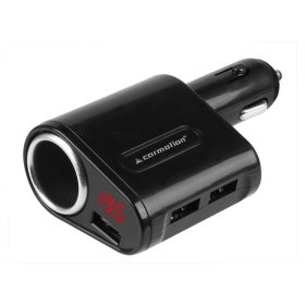 Allume cigare avec voltmètre + USB - 12-24V 5A - CM58710