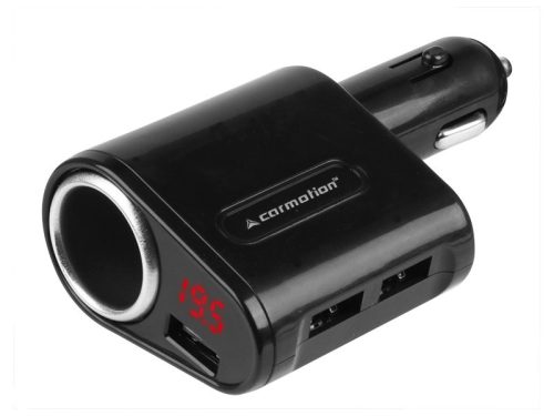 Allume cigare avec voltmètre + USB - 12-24V 5A - CM58710