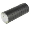 Rubans isolants PVC 0,13 mm x 15 mm x 5 m, noir, 10 pcs