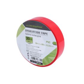 Ruban isolant PVC 0,15MM X 19MM X 20M, rouge, 1 pc.
