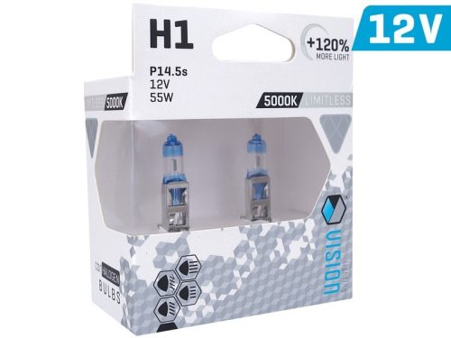 Ampoule VISION Artic H1 blanche - 12V/55W - 120%
