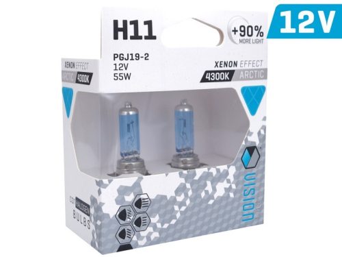 Ampoule VISION Artic H11 blanche - 12V/35W - 90%