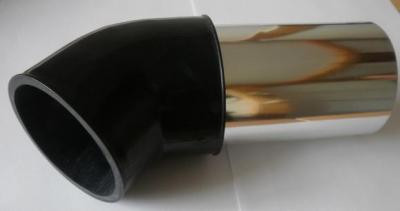 Coude en aluminium noir 76 mm LG-JL-6021BK